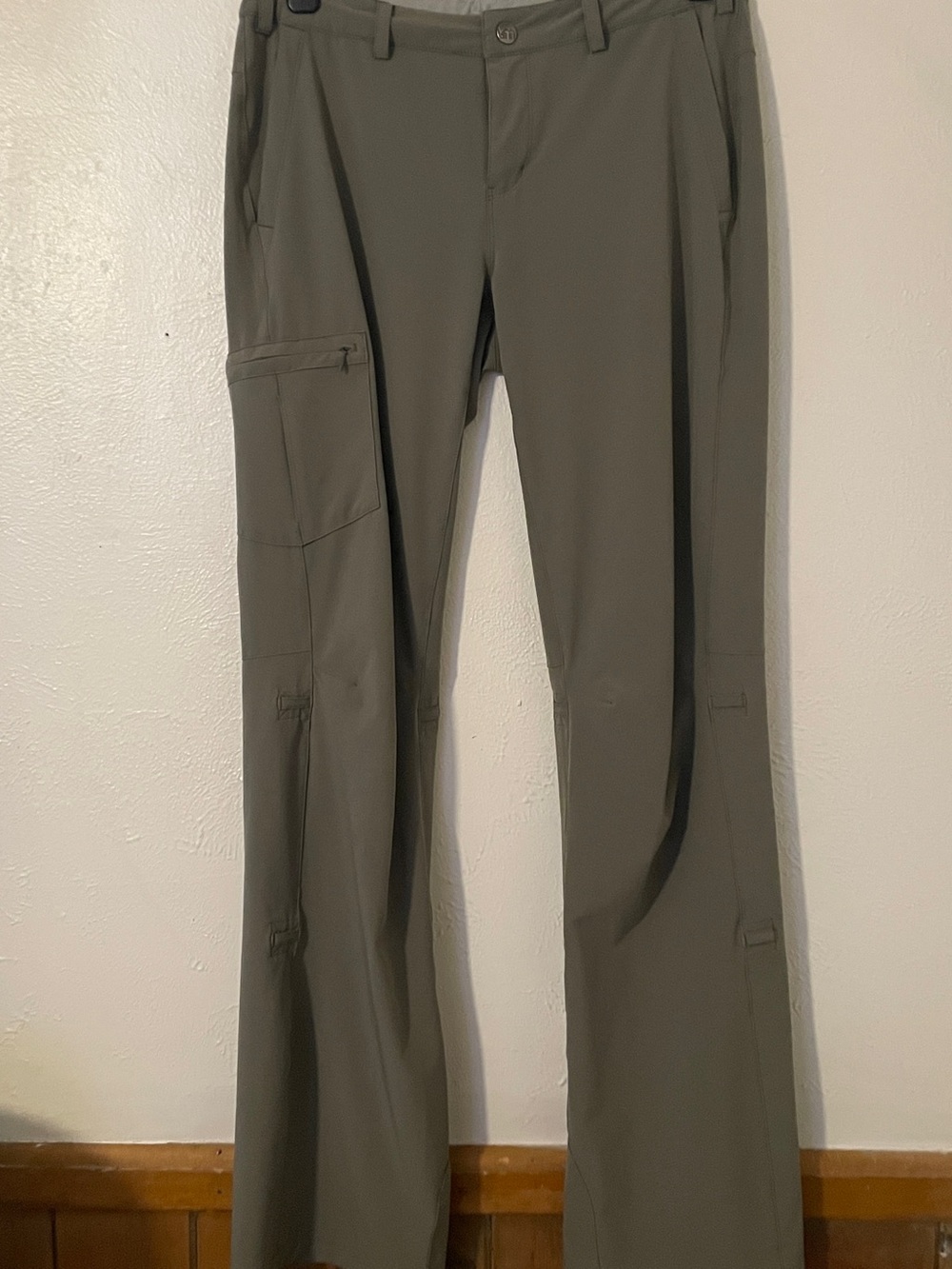 REI Sahara Roll-Up Hiking Pants Olive Green Quick Dry Women’s 10 Long NWOT